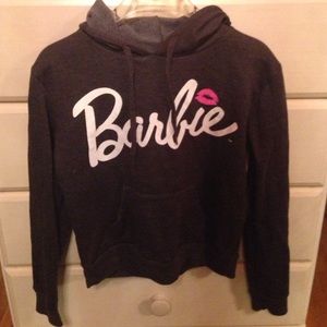 Barbie dark grey hoodie from forever 21