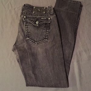 Miss Me rhinestone studded skinny