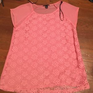 Pink Lace Top