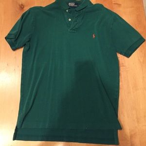 Ralph Lauren Polo Shirt in Green - Size Large