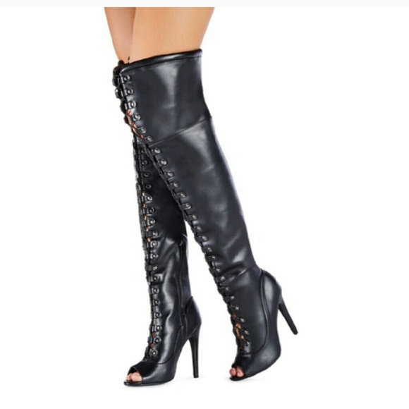 Lace up boots