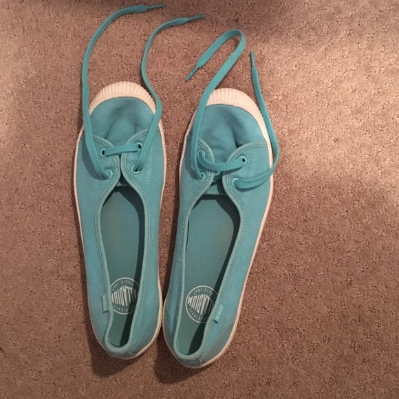 Palladium blue sneakers