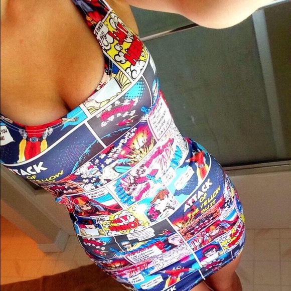 Brandy Melville Dresses & Skirts - comic book dress