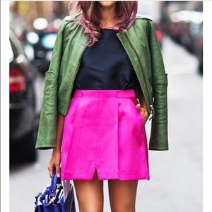 Hot pink/bubblegum Anthropologie skirt w/ pockets