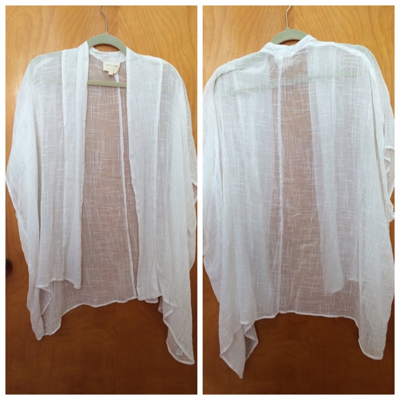 Silence and noise loose linen boho cardi size s