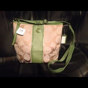 NWT Classic Cross Body Coach Bag