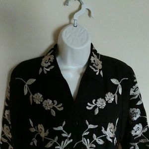 NWOT Gorgeous Coldwater Creek Silk Kimono