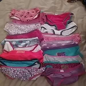 20 pair of Kids.. Girls.  Underwear