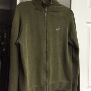 Men's Hollister Zip Up Sweater