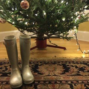 Silver Hunter Boots