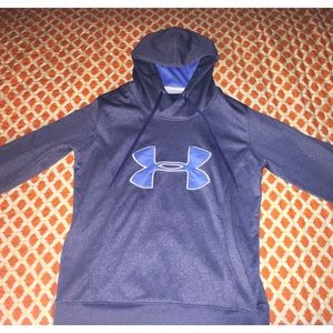 Grey and sky blue Under Armour hoodie!