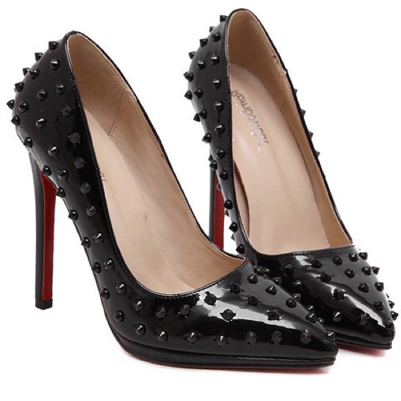Black punk stilettos - Picture 1 of 1