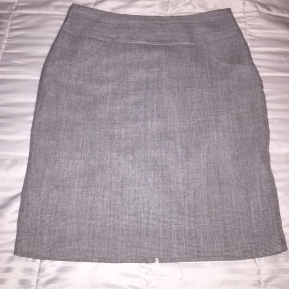 Gray pencil skirt. Fully lined, like new