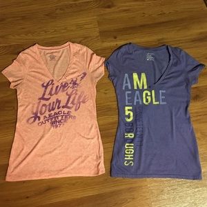 Two American Eagle Outfitters T-Shirts