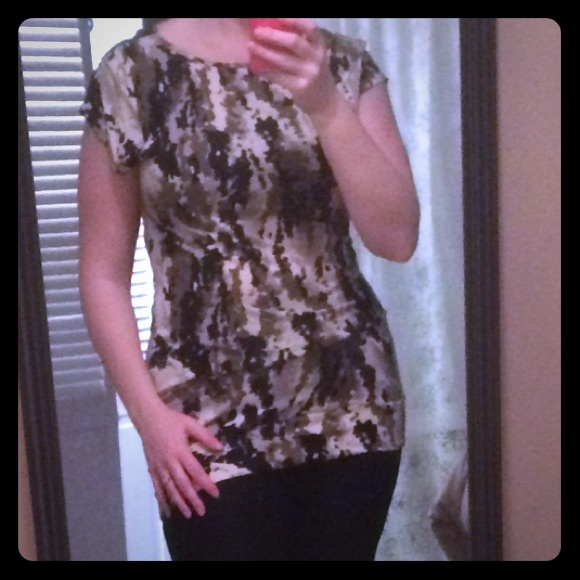 Long dressy camo t from Macy's