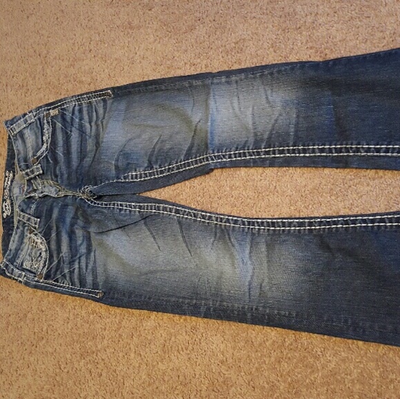 Distressed Silver Jeans