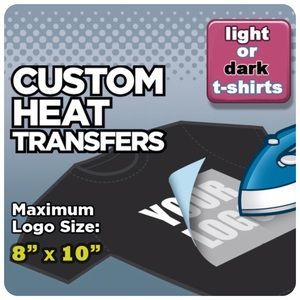 Custom T-shirt Transfers (NO T-SHIRTS INCLUDED)