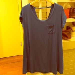 American Eagle Blue T-shirt Dress