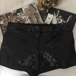 Express sequin shorts