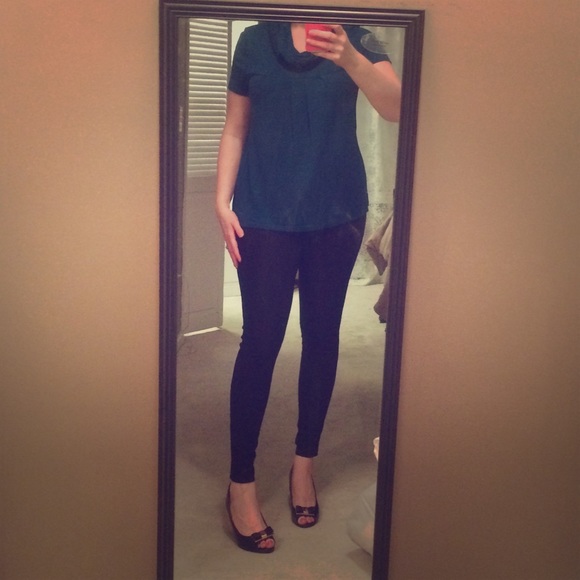 Cowl neck shirt