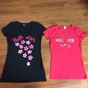 Two Hollister Short-Sleeve T-shirts