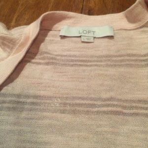 Ann Taylor loft pink cardigan