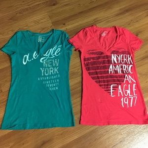 Two American Eagle Outfitters T-shirts