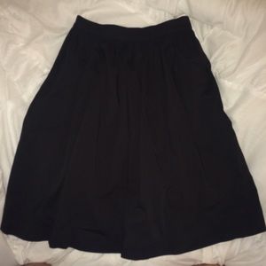 Knee length skirt