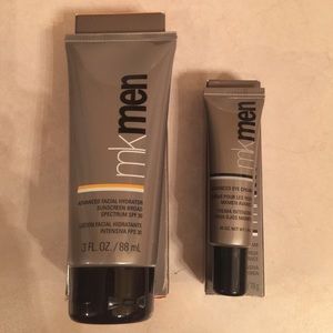 Men's Advanced facial Hydrator and eye cream.