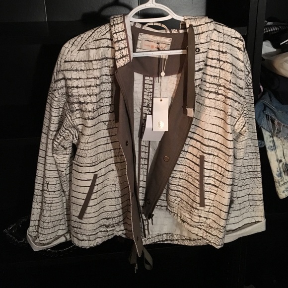 Tory burch hooded jacket