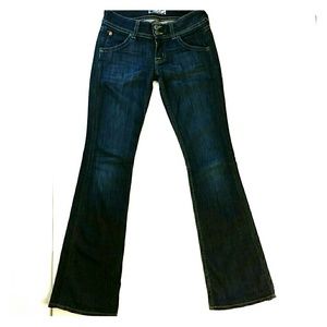 Hudson boot cut jeans dark wash size 24 x 31
