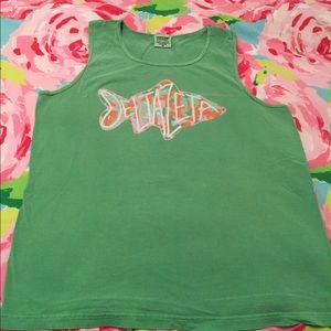 Delta Zeta "Quite the Catch" Comfort Colors Tank