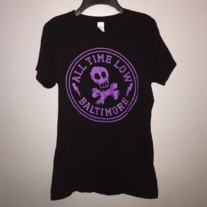 All Time Low Baltimore Black/Purple T-Shirt