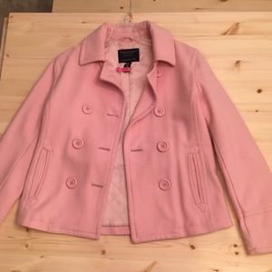 American Eagle pink peacoat
