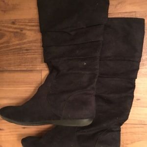 Black rampage slouchy boots