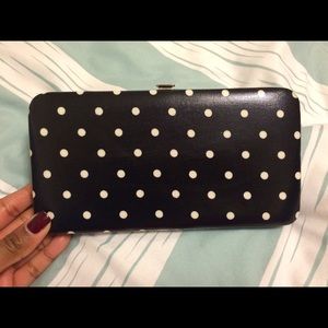 Black & White Polka Dot Wallet