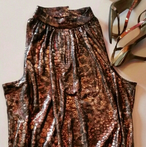 Top with an unusual and fascinating color.