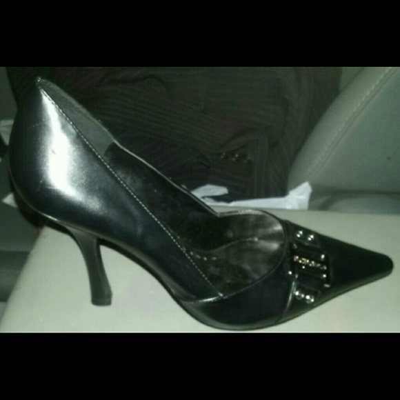 BCBGirls Shoes - *Reduced* Pointed Toe Black Heels Size 7