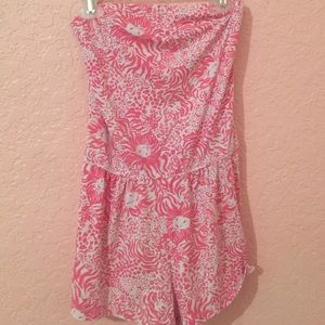 Lilly Pulitzer 'Sunny Side Pink Lion' Romper
