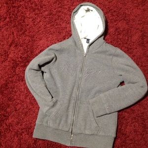 Tommy Hilfiger fleece lined hoodie.
