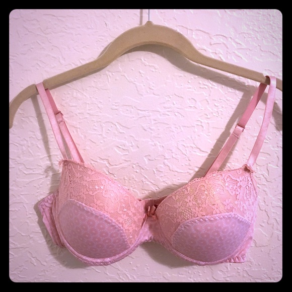 Pink bra