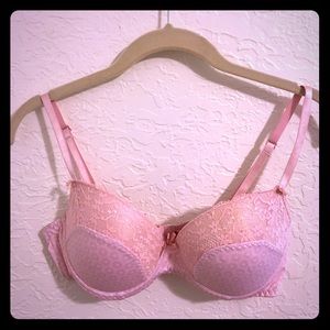 Pink bra