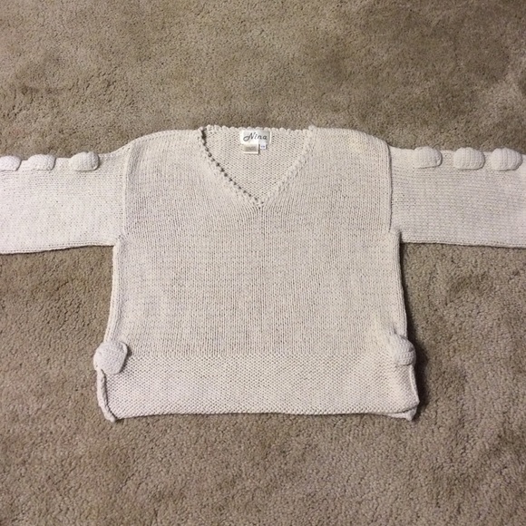 🐩Vintage Cotton Crop Sweater🐩