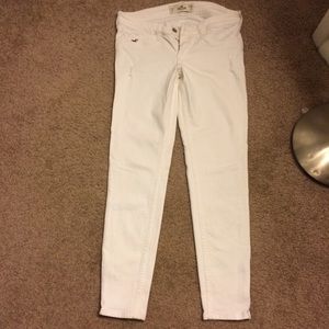 Hollister white jeans