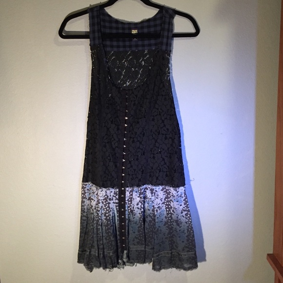 Vintage lace free people dress