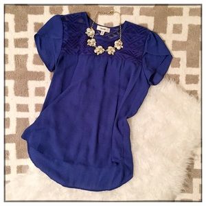 Royal Blue Meraki Blouse