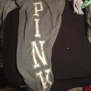 VS PINK grey sweatpants