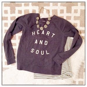 Old Navy 'Heart and Soul' Sweatshirt, size Small