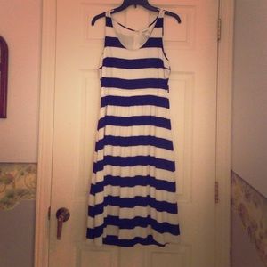 Black & white midi dress