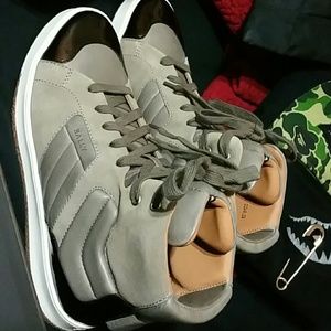 Bally leather and suede shoes size 9.5